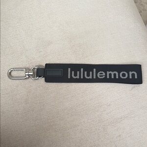 Lululemon Never Lost Black Keychain